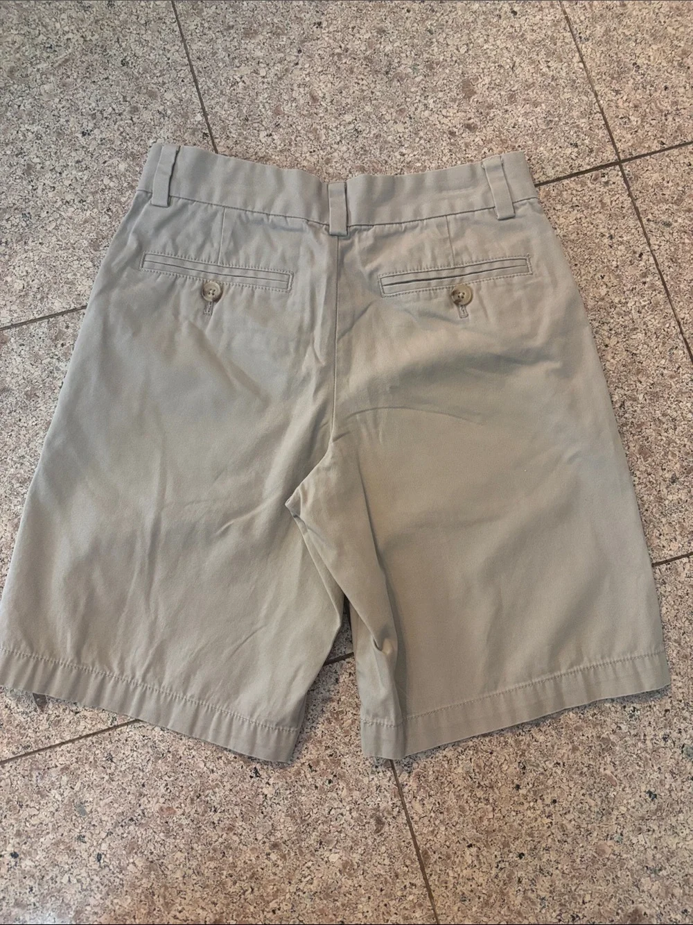 Vineyard Vines Boy’s Flat Front Chino Shorts - khaki